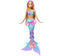 Barbie Mermaid Toy Dolls with Surprise Magic Blooming Flowers Feature, Ombre Tai