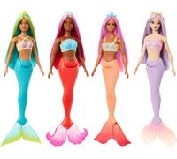 Barbie Muñeca Sirena Surtida con Cola Rígida - MATTEL