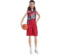 Barbie Muñeco de la firma, Sue Bird con ropa uniforme número 10 y accesorio de baloncesto