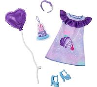 Barbie - Paquete de moda para muñecas - 13.5 pulgadas, tema sirena y accesorios de fiesta