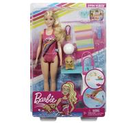 Barbie Nadadora muñeca de 30 cm con accesorios Mattel 3 años + GHK23