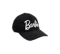 Barbie Negro Logo Tapa de visera curva ajustable Mujeres