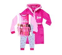 Barbie Niñas Bata y Pijama Rosa 4-5 años