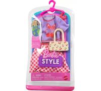 Barbie - Paquete completo de moda de aspecto - Top y falda/juguetes de cerezo