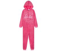 Barbie Pijama Entero para Niña, Mono Polar con Capucha - Regalos Niñas y Adolescentes (Rosa, 11-12 Años)