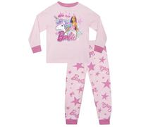 Barbie Pijamas Pijama Niña Invierno | Pijama para Niñas | Rosa 6-7 años