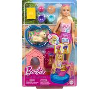 Barbie - Piscina De Cachorros, Efecto Cambio De Color, Accesorios Incluidos J...