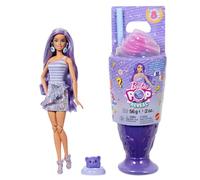 Barbie Pop Reveal Colección Dulces Muñeca de Moda y Accesorios, temática de Donut Dreams, Mascota y 8 sorpresas, Incluye Cambio de Color, JFY60