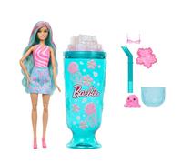 Barbie Pop Reveal Muñeca y Accesorios, muñeca de Moda y Mascota de la colección Granizados Marinos, 8 sorpresas Que Incluyen Slime sensorial y Pelo Que Cambia de Color, JKF62