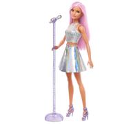 Barbie Pop-Star-Puppe gekleidet in einem schillernden Rock mit (Importación USA)