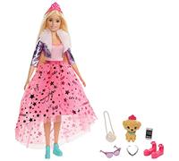 Barbie Princess Adventure Princesa Deluxe, muñeca rubia con accesorios (Mattel GML76)