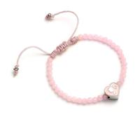 Pulsera the carat shop barbie perlas rosas