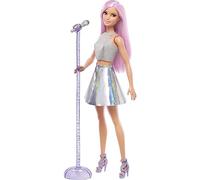 Barbie Quiero Ser Cantante, muñeca con accesorios (Mattel FXN98), Multicolor