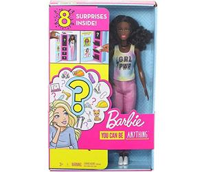 Barbie Quiero Ser, Descubre la Profesión, Incluye Muñeca y 8 Accesorios para Dos Carreras Sorpresa (Mattel GLH63)