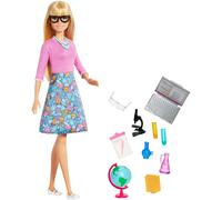 Barbie Quiero Ser Maestra, muñeca Rubia con Accesorios (Mattel GJC23) Multicolor