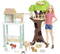 Barbie Quiero Ser Veterinaria, muñeca con su Granja y Accesorios (Mattel FCP78)