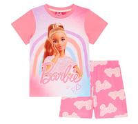 Barbie Rainbow - Pijama de Manga Corta para Niñas - 9-10 Años: 140cm
