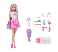 Barbie Rainbow Sparkle Hair Muñeca y accesorios