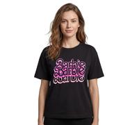 Barbie Recortada Camiseta Mujer señoras Moda muñeca Logo Rosa Crop Top