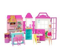 Barbie Socorrista Muñeca Rubia con Silla de vigilancia de Playa de Juguete, Mascota y Accesorios (Mattel GTX69)