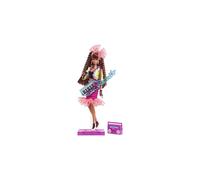 Barbie Rewind 80S Edition Dolls Night Out Doll (11.5-in Brunette) en la fiesta con la falda y accesorios de la chaqueta de nen con el stand de muec