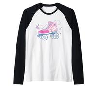Barbie Roller Skate - Lugares para ser, Amigos para Conocer Camiseta Manga Raglan