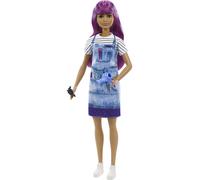 Barbie Salon Stylist Doll (12-in/30.40-cm) with Purple Hair, T (Importación USA)