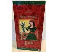 Barbie, sensaci n navide a, 1998, exclusiva con corona dorada de Hallmark, Holi
