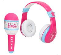 Barbie set auriculares y micrófono infantil con bluetooth