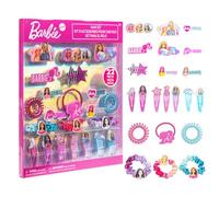 Barbie Set de accesorios para el pelo para niñas: pinzas, lazos, gomas elásticas y coleteros. Ideal como regalo de cumpleaños o para fiestas, o como detalle para invitados, de Townley Girl