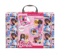 ColorBaby Barbie Set Pinta con Diamantes, Maletín Decorado, Aplicador, Más de 9000 Diamantes, 3 láminas, para Personalizar, Pinta y colorea, Diseña, Ideal más 5 años (77490)