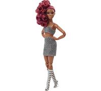 Barbie Signature Looks Muñeca afroamericana con coleta Alta y Accesorios de Moda de Juguete (Mattel HCB77)
