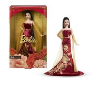 Barbie Signature Lunar New Year Fashion Doll Wearing Red Dress (Importación USA)