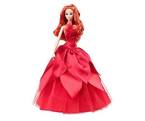 Barbie Signature - Muñeca navideña 2022 con pelo rojo, serie coleccionable, multicolor