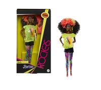 Barbie Signature Rockeras Deedee Reproducción para coleccionistas del 40.º Aniversario de la línea de 1986, Soporte y Embalaje para exposición, JJY11