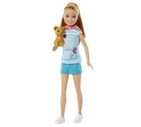Barbie Stacie al Rescate Muñeca Rubia con Mascota y Conjunto de Moda, Juguete +3 años (Mattel HRM05)