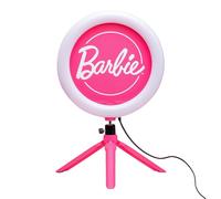 Barbie Streaming Light - Officially Licensed Adjustable Ring Light with Phone Holder, 3 Light Modes, Warm, Cool & Neutral, Gift for Girls | Paladone