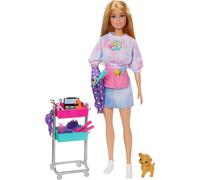 Barbie Stylist Doll & 14 Accessories, Blonde Malibu Fashion Do (Importación USA)