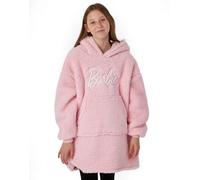 Barbie - Sudadera con Capucha y Manta Rosa para Niñas | Eleva la Comodidad y el Estilo con una Sudadera Completa de Sherpa Diseñada con Capucha para Mayor Calidez.