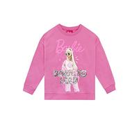 Barbie Sudadera de Lentejuelas para Niñas Jersey de Mangas largas Infantil Rosa 9-10 años