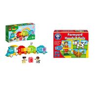 Lego Duplo Tren de los Números: Aprende a Contar - Juguete Educativo Infantil - Ladrillos de Colores con Números y 2 Figuras - Regalo para Niños y Niñas de 1+ Año 10954