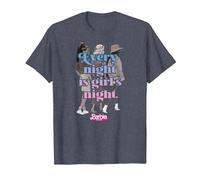Barbie The Movie - Cada Noche es Noche de Chicas Camiseta, Hombre, Azul Jaspeado, 4XL