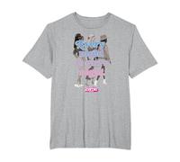 Barbie The Movie - Cada Noche es Noche de Chicas Camiseta, Hombre Tallas Grandes, Gris Jaspeado, 5X Alto