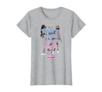 Barbie The Movie - Cada Noche es Noche de Chicas Camiseta, Mujer, Gris Jaspeado, 3XL