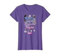 Barbie The Movie - Cada Noche es Noche de Chicas Camiseta, Mujer, Morado Jaspeado, 3XL