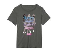 Barbie The Movie - Cada Noche es Noche de Chicas Camiseta, Mujer Tallas Grandes, Asfalto, 4XL Grande