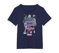 Barbie The Movie - Cada Noche es Noche de Chicas Camiseta, Mujer Tallas Grandes, Azul Marino, 4XL Grande