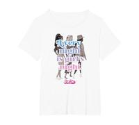 Barbie The Movie - Cada Noche es Noche de Chicas Camiseta, Mujer Tallas Grandes, Blanco, 4XL Grande