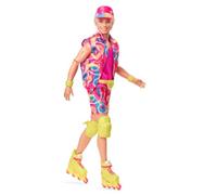 Barbie The Movie Ken Look Patinador Muñeco con Ropa neón y Patines, inspiración Retro, HRF28