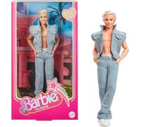 Barbie The Movie - Ken Muñeco Signature Coleccionable de la película con un Conjunto Vaquero y Ropa Interior Original Ken, Regalo +3años, HRF27